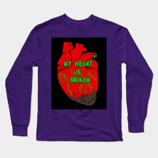 Broken heart is poison Long Sleeve T-Shirt